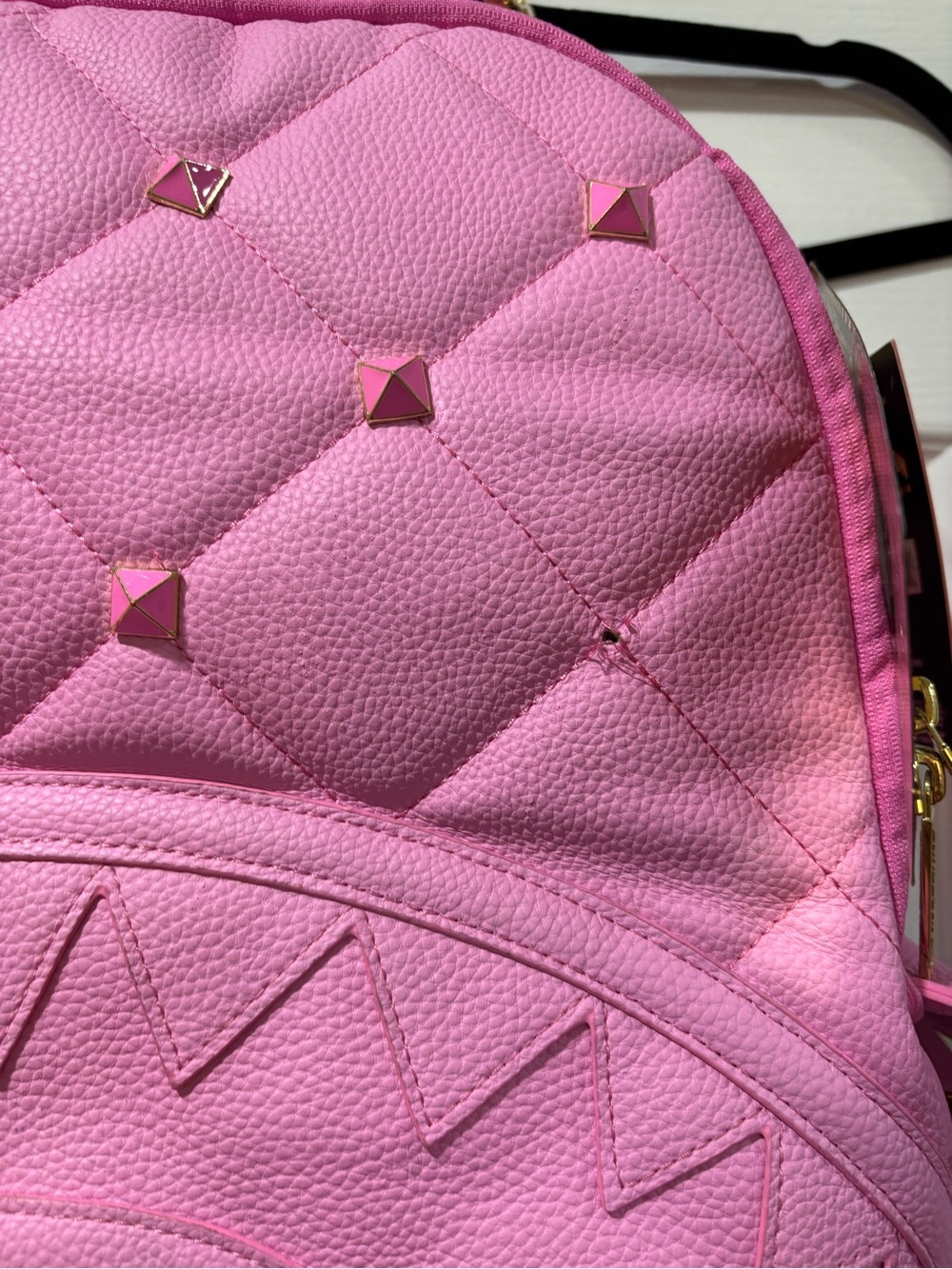Authentic SprayGround pink Quilted Studded Backpack - Spraygroynd - Picture 4 of 11